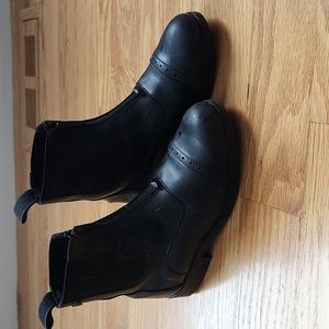 Equistar Childs All-weather Zip Black Paddock Boots Size 6 1/2